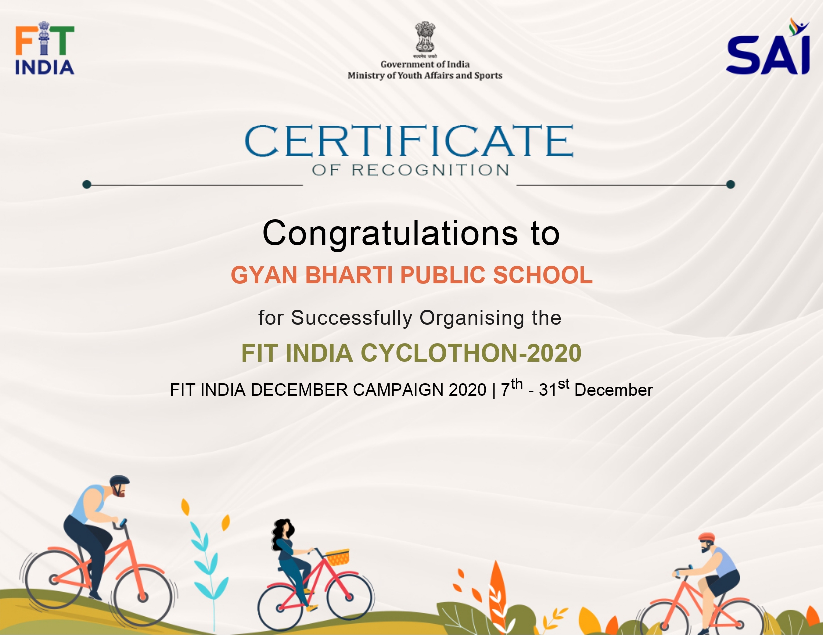 Fit India Certification